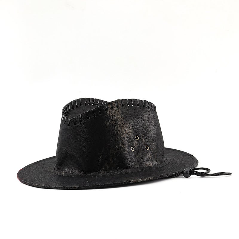 Straw Hat Women Summer Ribbon Bowknot Beach Flat Top Hat - Image 3