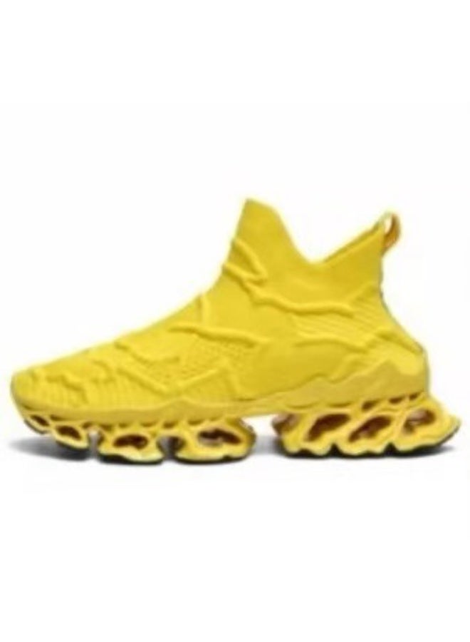 NIBEMINENT Couple Running Shoes Waterproof Sports Shoes Unique Blade Sole High-quality Cushioning Outdoor Sports Jogging Shoes 