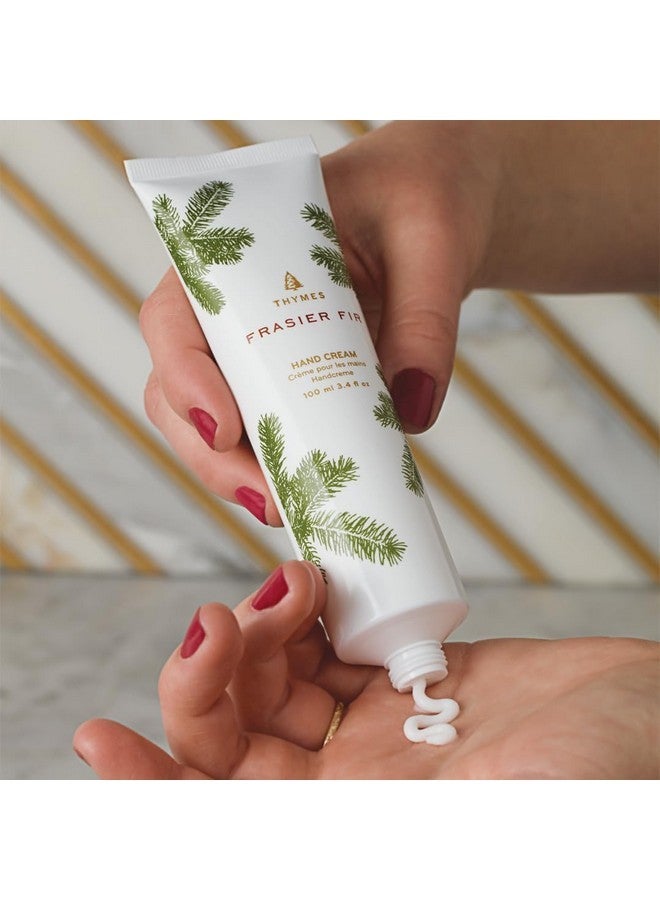 Thymes Frasier Fir Hand Cream - Hand Moisturizer For Dry Skin (3.4 Fl Oz) - Image 2