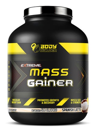 Body Builder Extreme Mass Gainer, Spanish Latte, 5 LB, Muscular Weight Gain - pzsku/ZCE19D7C20AB2A46201E7Z/45/1746397390/2f41fef3-bb48-4e79-8f67-e6b391ca3696