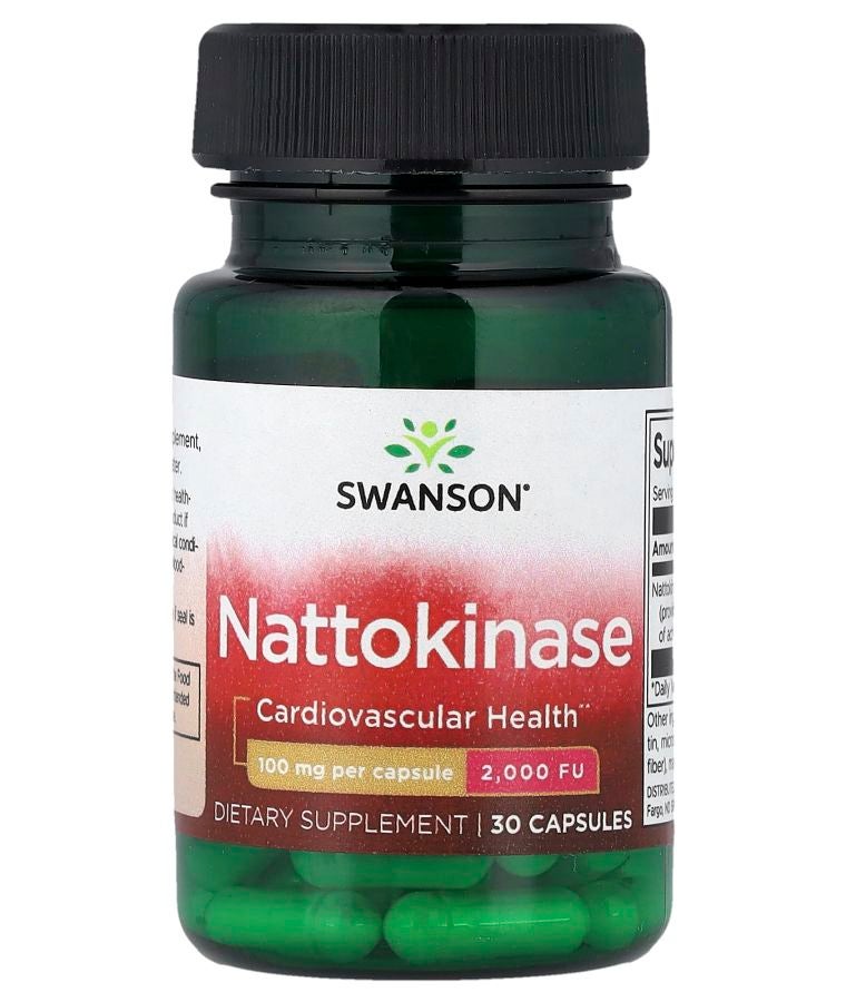 Nattokinase 100 mg  30 Capsules