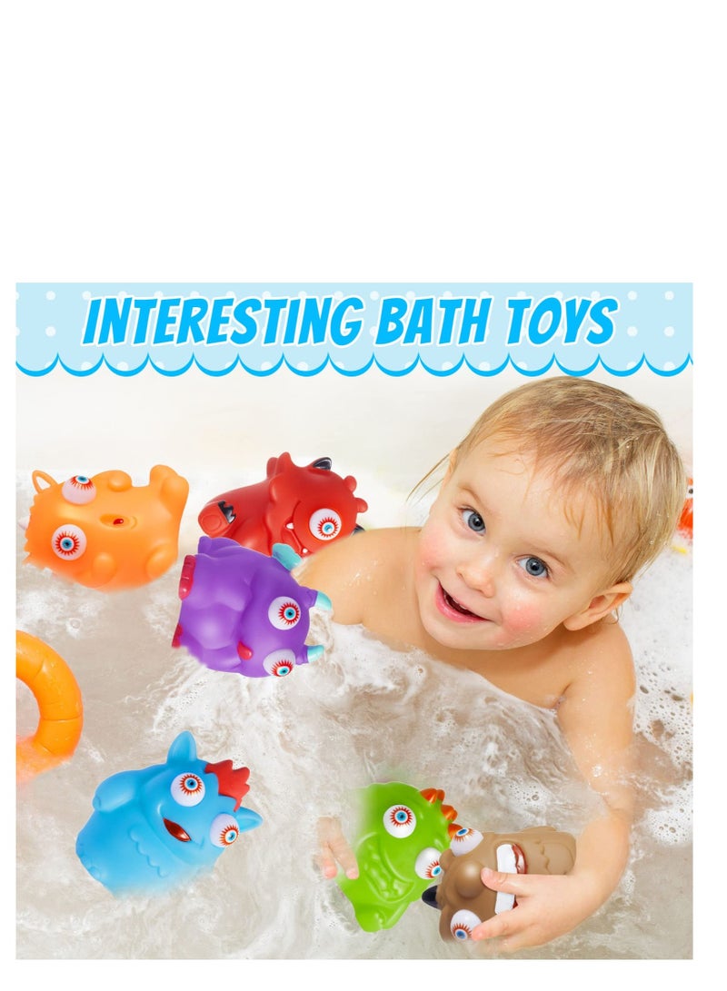 Excefore 6 Pcs Stress Relief Toys, Squeeze Toys with Pop Out Eyes, Fun Squeeze Stress Relief Toys for Kids, Birthday Party Favors for Boys Girls - Image 5