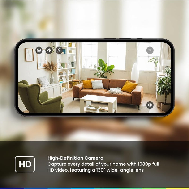 Chamberlain myQ Smart Indoor Security Camera â€“ 1080p HD Video, Night Vision, Motion Detection, Wi-Fi, Two-Way Audio, Smartphone Control - Image 3