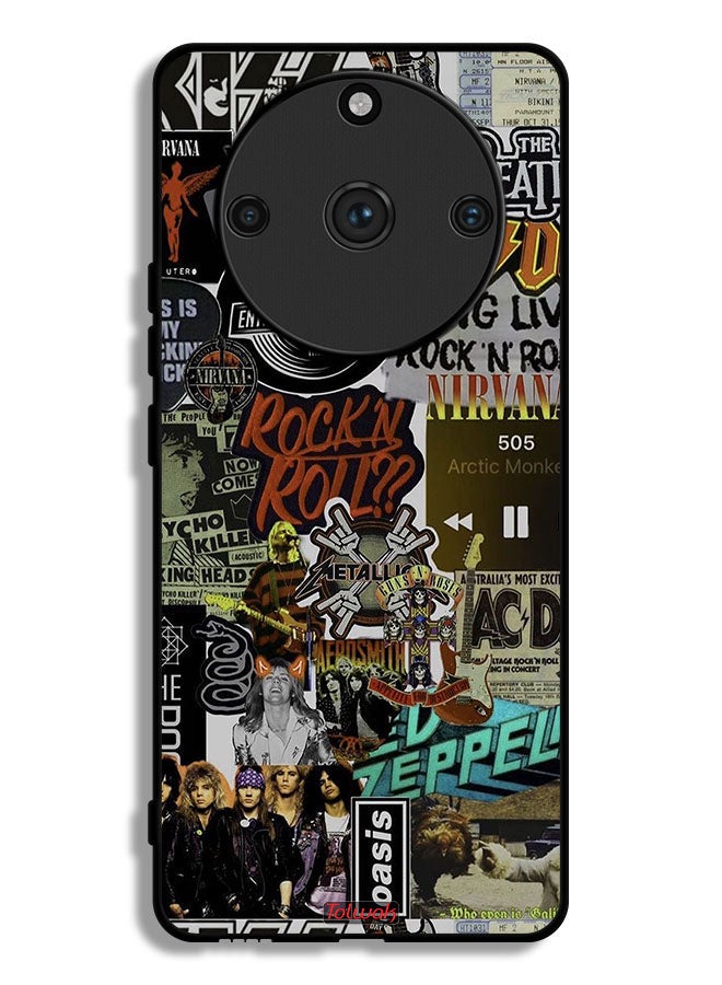 Tolwak Realme 11 Pro Plus Protective Case Cover Long Live Rock N Roll - Image 1