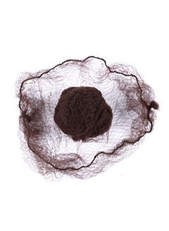 yantaisiyu 50Pcs Hairnet Bun Net Invisible Hair Net Elastic Edge Mesh 20Inch 50Cm (Bulk PackingDark Brown)  - Image 4