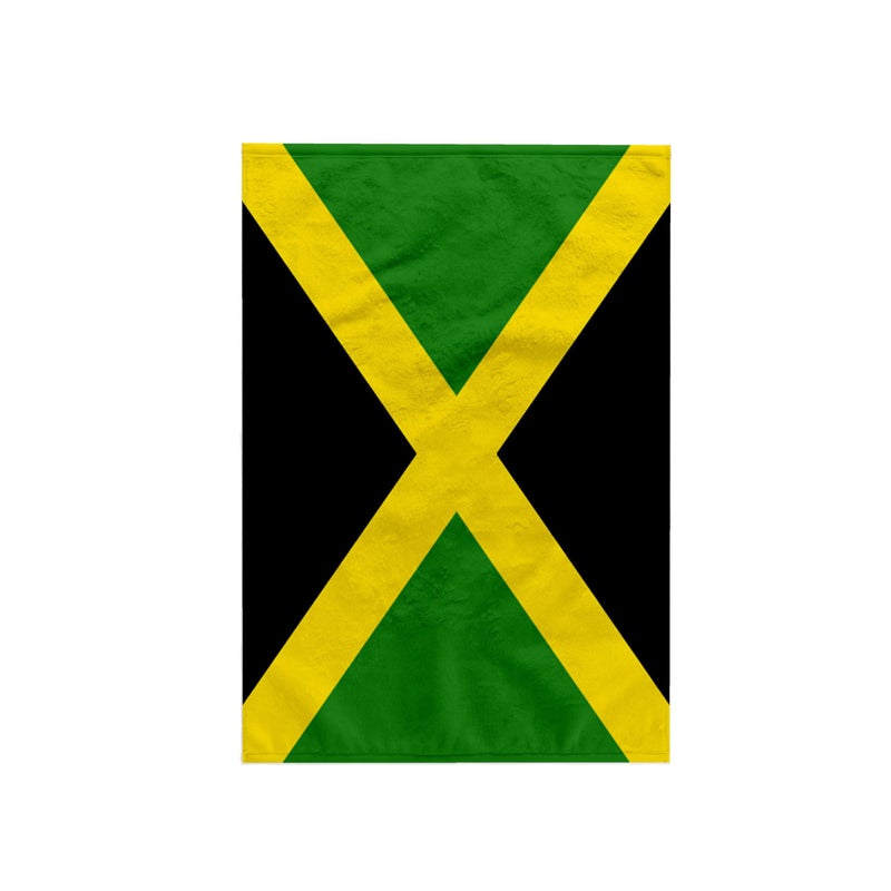 3D Rose TWL_4358_1 Jamaican Flag Towel 15 x 22