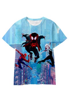 Spider-Man Across the Universe Handsome Loose Pullover T-shirt 3D digital printing personalized breathable T-shirt