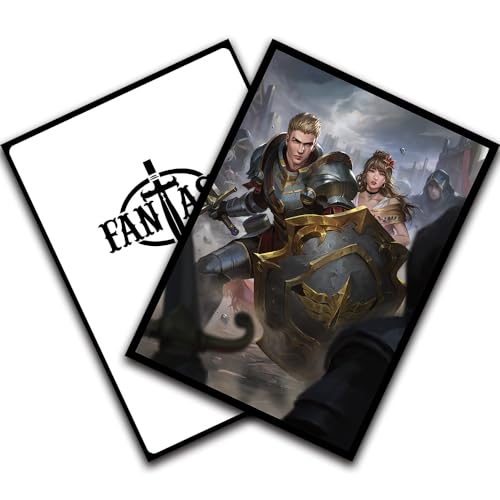Fantasy North - Surrounded - 100 Smooth Matte TCG Card Sleeves - Fits Magic MTG Commander Pokemon and Other Card Games - Playing Card Sleeves - Image 4