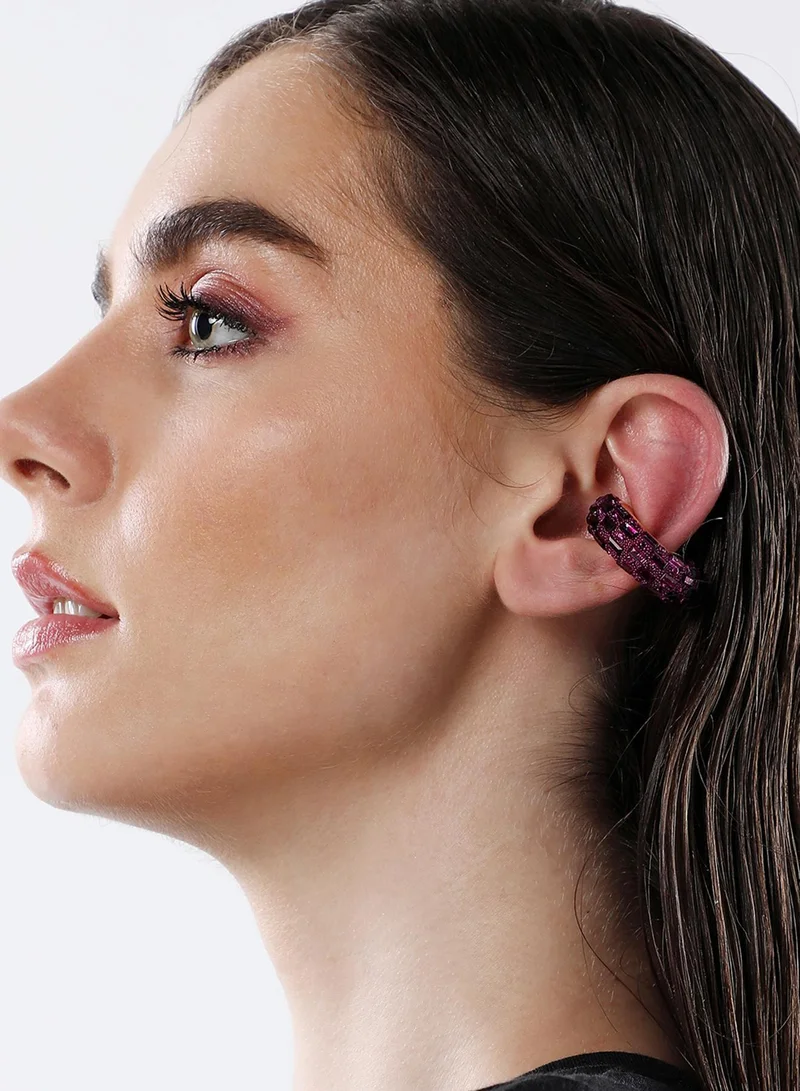 Sohi  Stones Studded Ear Artificial Cuff Earring Jewellery for Women | Best Price UAE