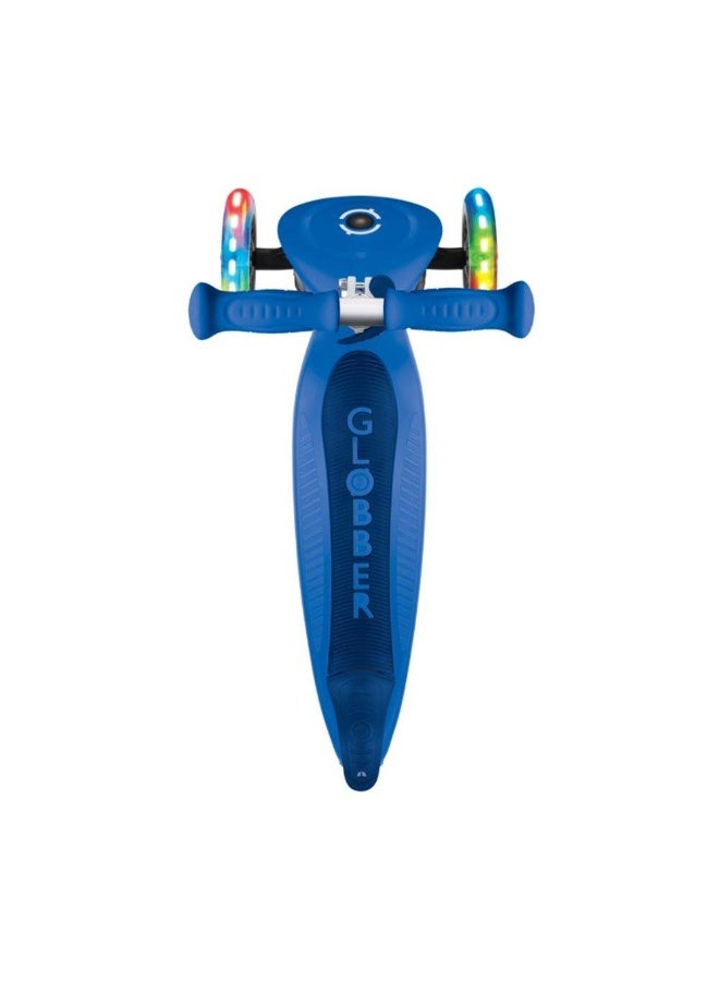 GLOBBER سكوتر جلوبر بريمو لايتس القابل للطي بعجلات 3 (أزرق) - Image 2