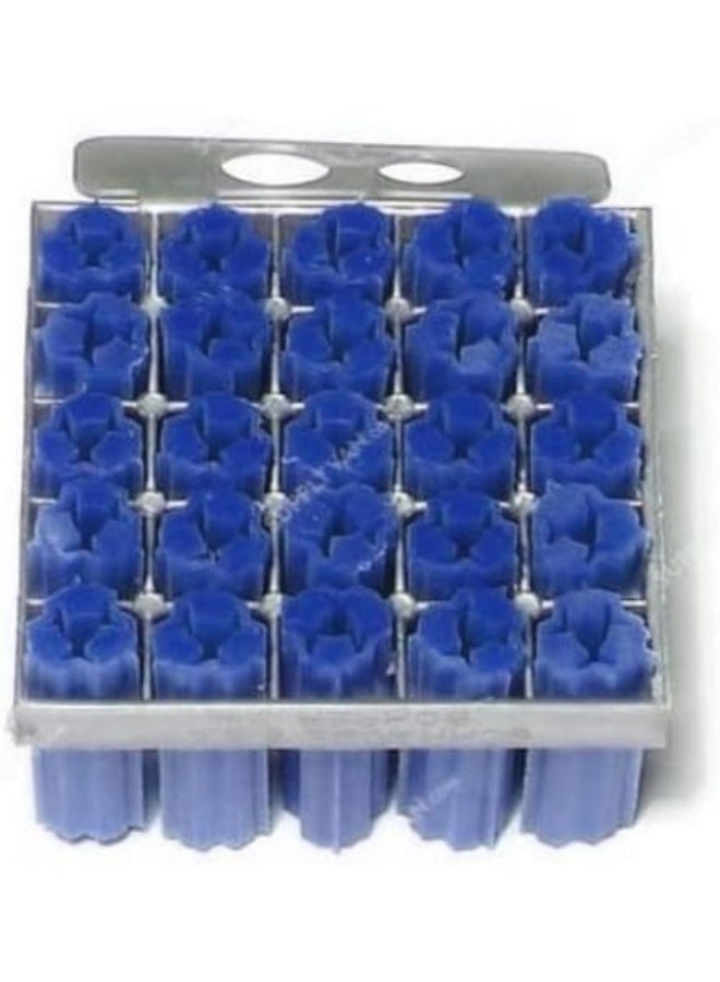 Biella Nylon Column Expansion Screw Anchor Plug, Drywall Plugs For Mirrors, Clocks And Shelving On Walls Etc, 2" Blue (Pack Of 100) - Image 2