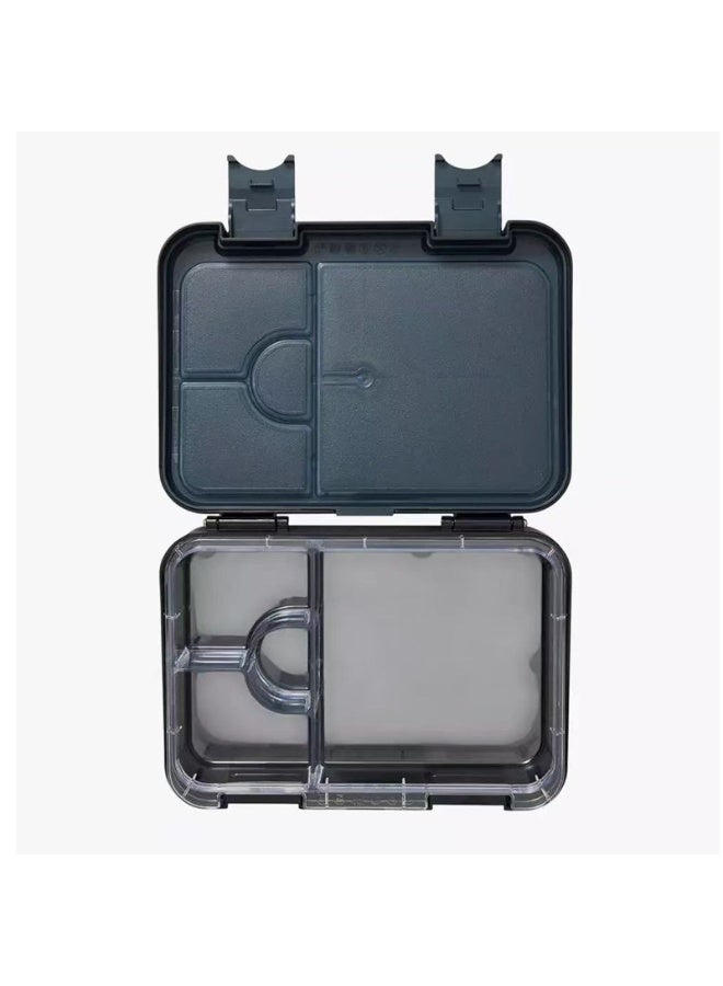 Smiggle Boys Motorbike Rider Print Divided Lunch Box Imported Tritan Inner Tray BPA Free Leakproof School Food Storage Container - Image 2