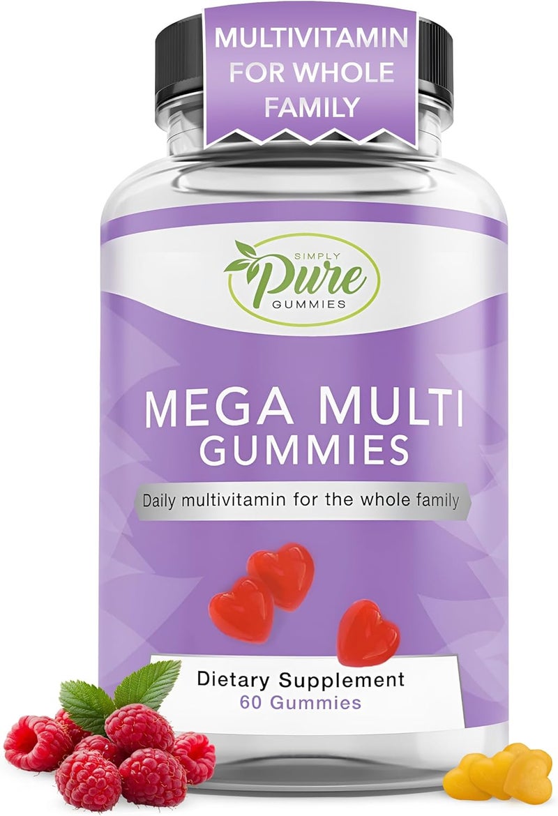 Pure By Nature Mega Multi Gummies for Whole Family - 60 Count - Image 1