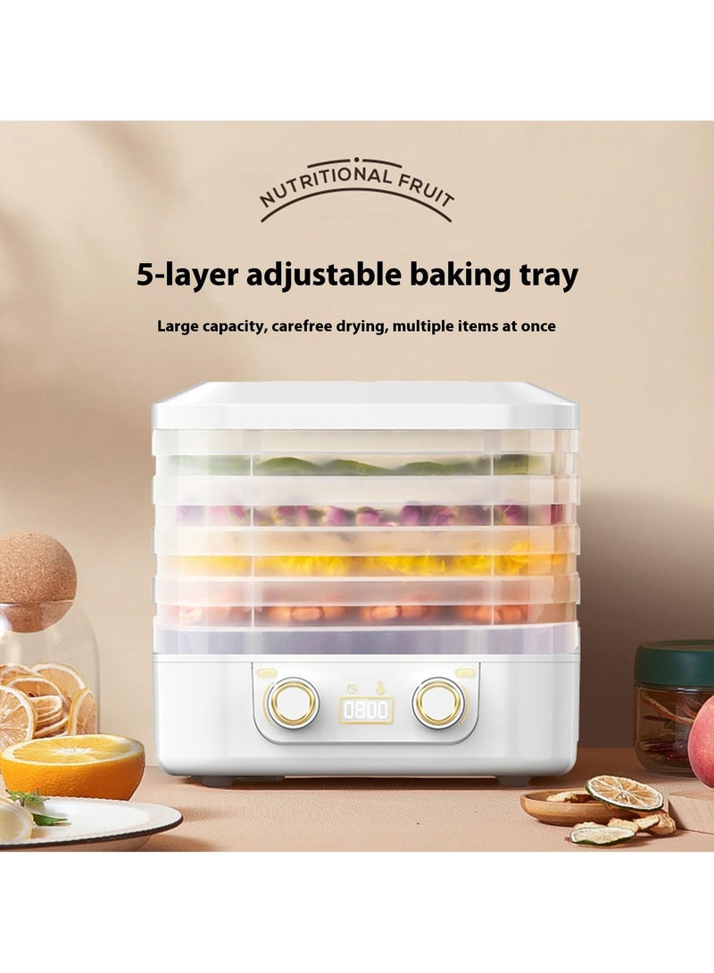 HOMESTAR Food Freeze Dryer Machine for Home, New Digital Freeze Dryer, Multi-Layer Fruit Freeze Dryer, Adjustable Temperature Meat Freeze Dryer, Compact Food Dehydrator for Home Kitchen (White) - Image 3