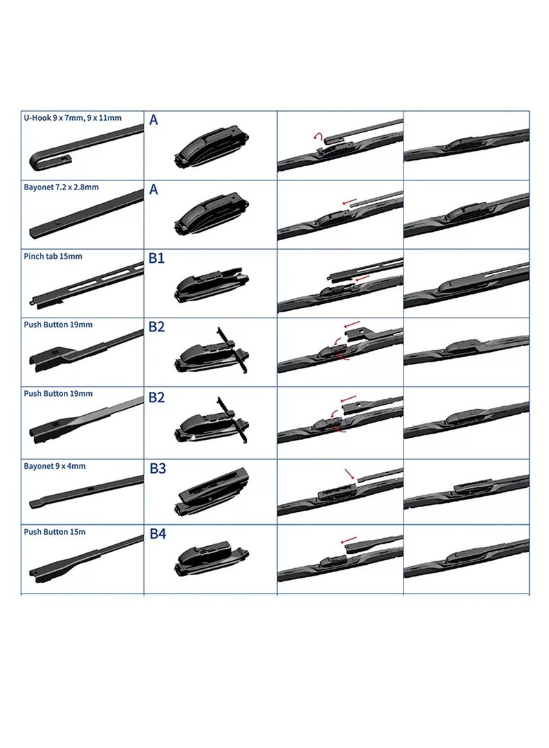 Sport Silicon windshield wiper - 5 years warranty - size (28")