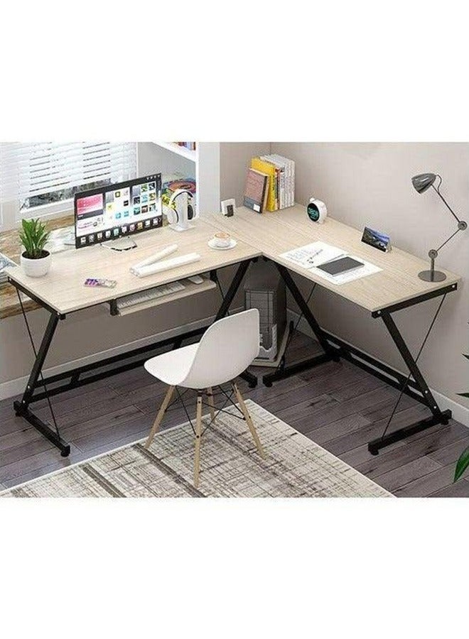 Generic L-Shaped Computer Desk, Game Table, Easy to Install  - Image 1