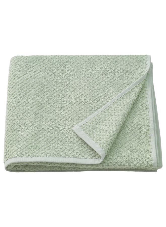 erorex Bath towel, pale grey-green, 70x140 cm - Image 1