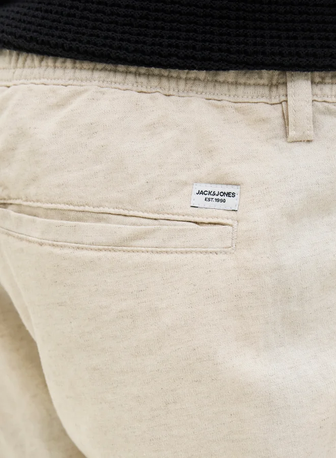 JACK & JONES Mid Rise Relaxed Fit Joggers with Drawstring