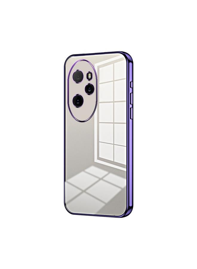 Zaboon Case For Honor 100 Pro Transparent Plating Fine Hole Phone Case - Image 1