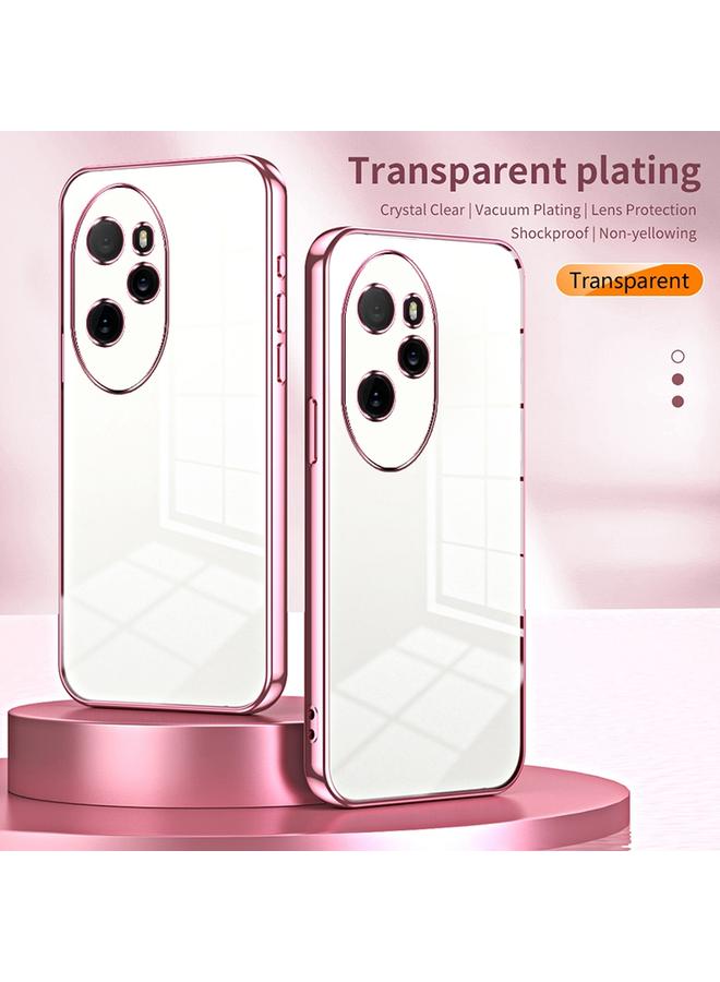 Zaboon Case For Honor 100 Pro Transparent Plating Fine Hole Phone Case - Image 2