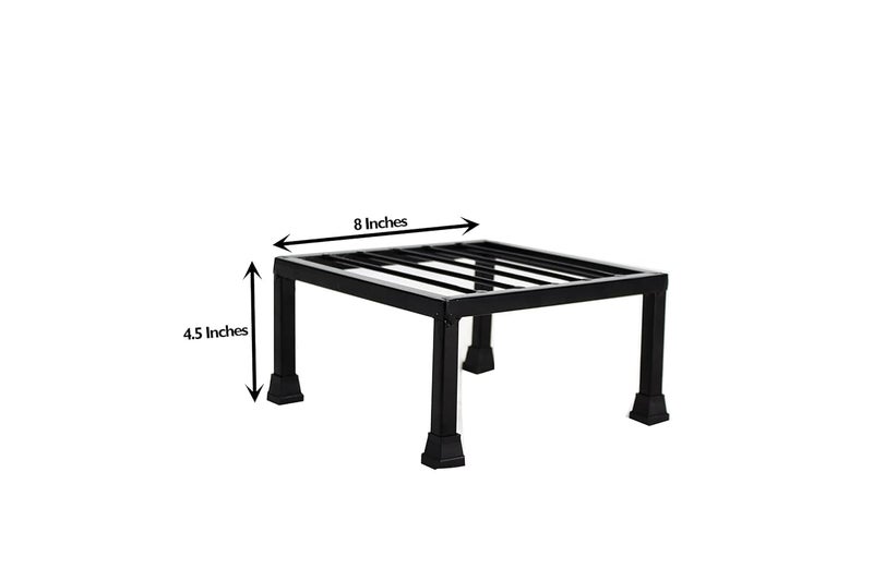BENAVJI Pack of 1 Black Plant Stands for Home, Outdoor, Balcony Metal Stands for Decorations (Plants Not Included) Size- 24 Inch L & 8.5 Inch W Plant Stand - Image 5