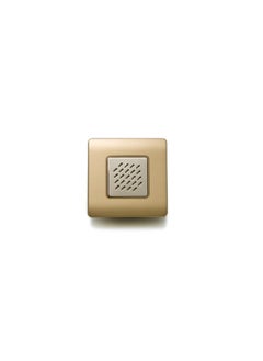 FYM FYM Bell Buzzer (3 x 3 inches) Matt Gold, 3.5mm Ultra Slim Polycarbonate Front Plate, Durable & High Quality 