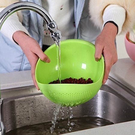 Denique Rice Pulses Fruits Vegetable Noodles Pasta Washing Bowl Multi Pack 1 - Image 3