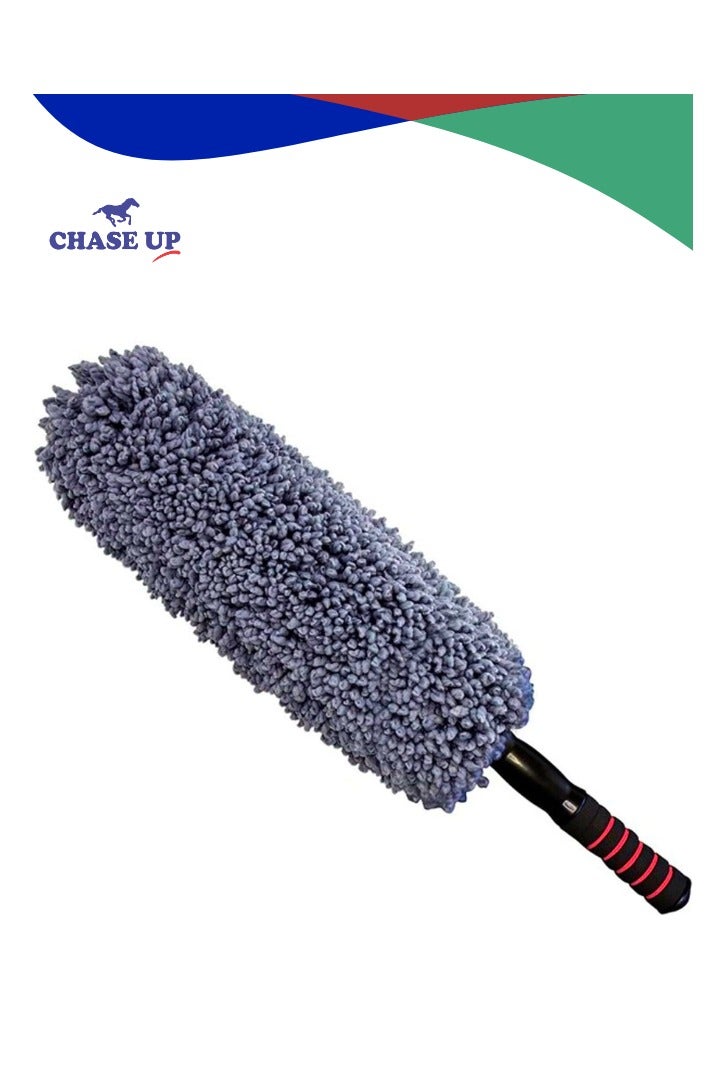 Chase Up Portable Dust Cleaning Microfiber Soft Car Duster Exterior and Interior Cleaning - Long, Unbreakable, and Retractable Handle - Image 1