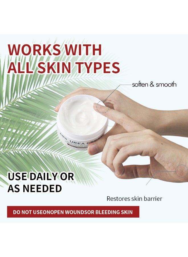 OUKEYA Urea Cream 40 Percent, Urea Foot & Hand Cream for Cracked Heels and Dry Skin, Urea Lotion for Deep Moisturizing, Callus Remover Nourishes Soften, Foot Moisturiser for Women&Men,Maximum Strength - Image 3