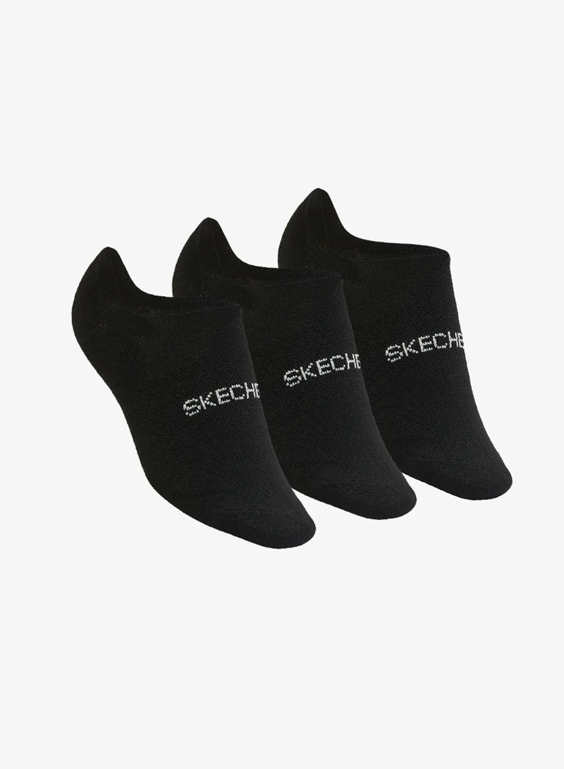 3 Pack Non-Terry No-Show Socks