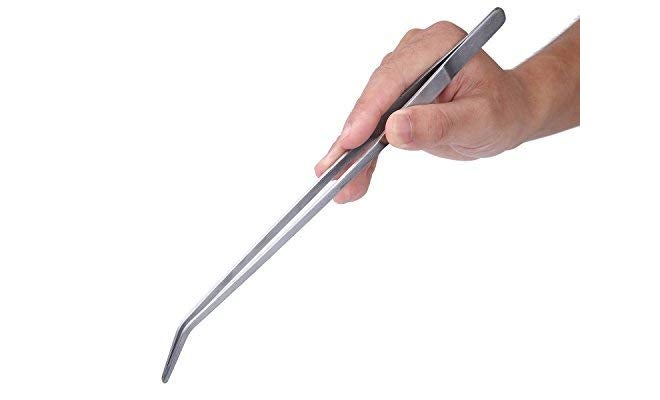 Sage Square Aquarium Tongs Tool - Professional Stainless Steel Long Size Aquarium Tongs for Fish Tank, Aquatic Plant Cleaning, Aquascape, and Aquarium Maintenance (Design 1) - Image 5