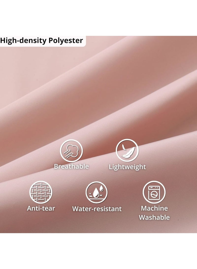 SOLARAE مجموعة مكعبات التعبئة الضاغطة مع حجرتين، 2 حزمة كبيرة خفيفة الوزن من النايلون لتنظيم السفر، منظم ضاغط بسوستتين مزدوجتين للأمتعة، الحقائب والضروريات، وردي - Image 2