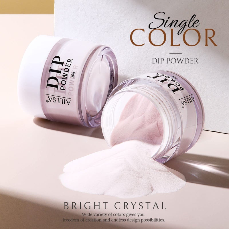 AILLSA Dip Powder Light Pink, Pink Dip Powder Nail 1 Oz, Nail Dipping Powder French Nail Art for Starter Manicure Salon DIY at Home, Dip Powder Colors Long Lasting, Odor-Free, Valentine's Day's Gift - Image 5
