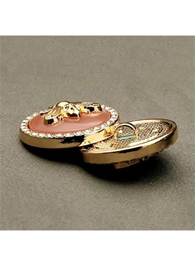 Loquat 10Pcs Bee Metal on,25mm Rhinestone ons, Sewing Coat ons DIY Craft Hat Accessories - Image 3