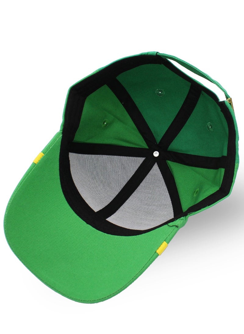 Generic - Pakistan Cricket Sports Fans Caps With Premium Embroidery Baseball Caps for both men and women With Metal Adjustable buckle closure - 100% Cotton cap - Image 1