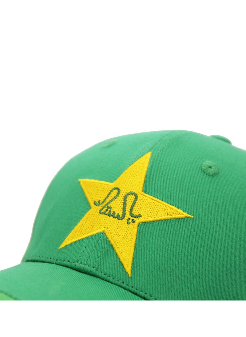 Generic - Pakistan Cricket Sports Fans Caps With Premium Embroidery Baseball Caps for both men and women With Metal Adjustable buckle closure - 100% Cotton cap - Image 1