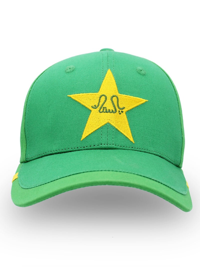 Generic - Pakistan Cricket Sports Fans Caps With Premium Embroidery Baseball Caps for both men and women With Metal Adjustable buckle closure - 100% Cotton cap - Image 1