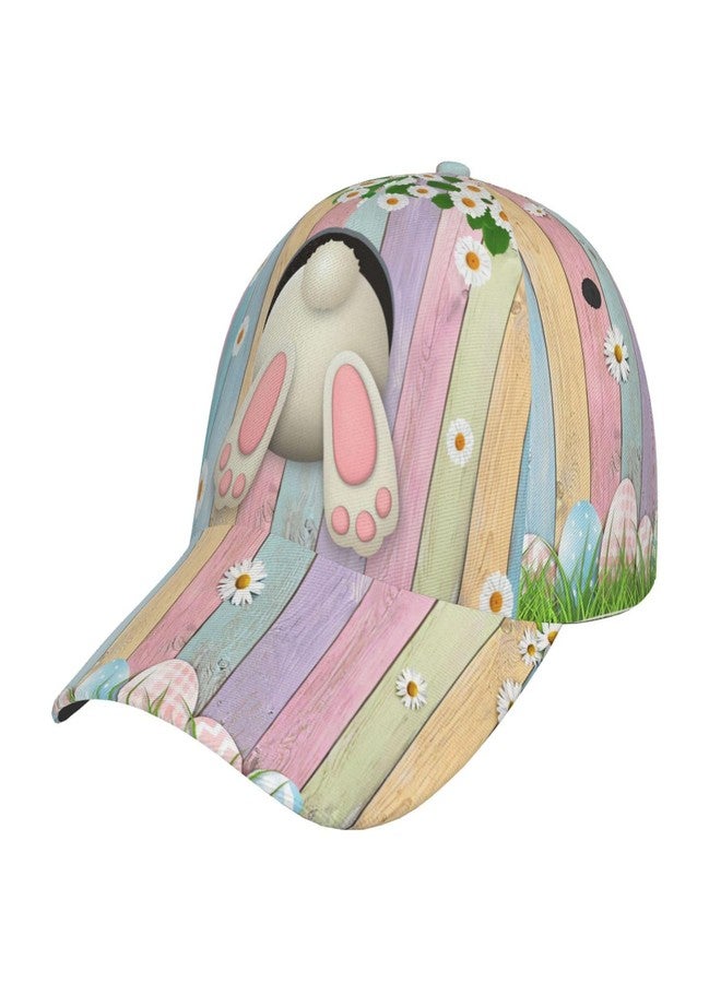 PRTYABS Easter Sun Hat for Women Men Adjustable Easter Bunny Baseball Cap Foldable Running Hats Cap for Outdoor Easter Hat - Image 1