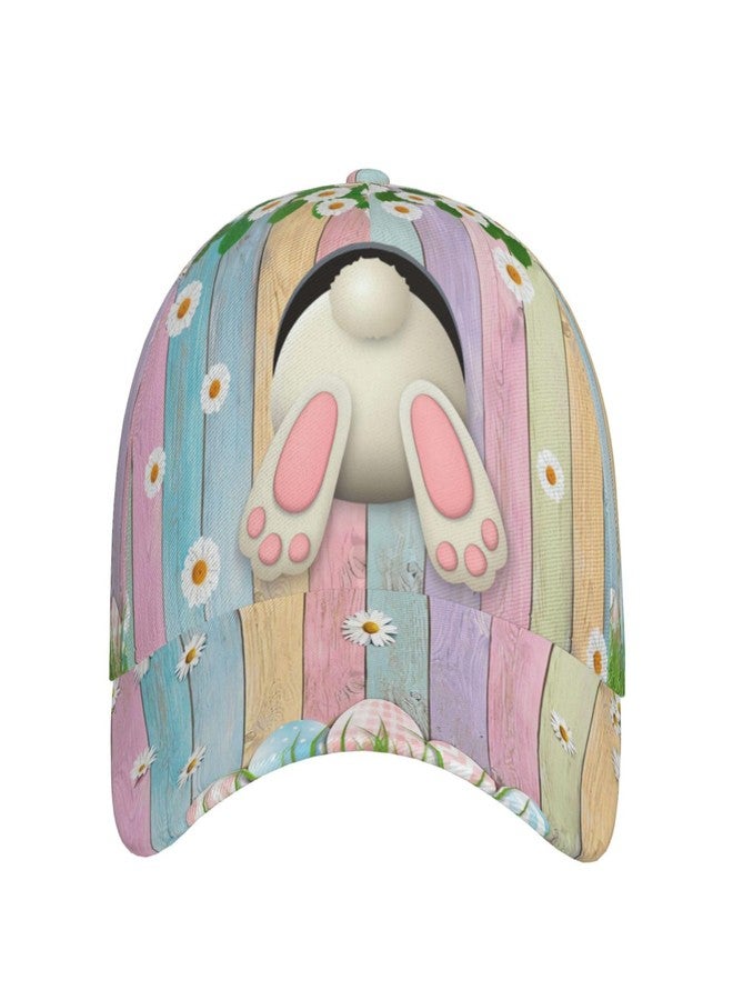 PRTYABS Easter Sun Hat for Women Men Adjustable Easter Bunny Baseball Cap Foldable Running Hats Cap for Outdoor Easter Hat - Image 2