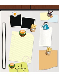 SYOSI Refrigerator Magnets Fun 3d Refrigerator Magnet Decoration Simulated Food Ornaments Message Stickers for Refrigerators Whiteboards Maps Calendars and Other Magnetic Items 5 Piece  - Image 3