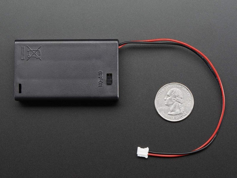 Adafruit Accessories 3xAAA Battery Holder w/ On/Off Switch (1 piece) - Image 3