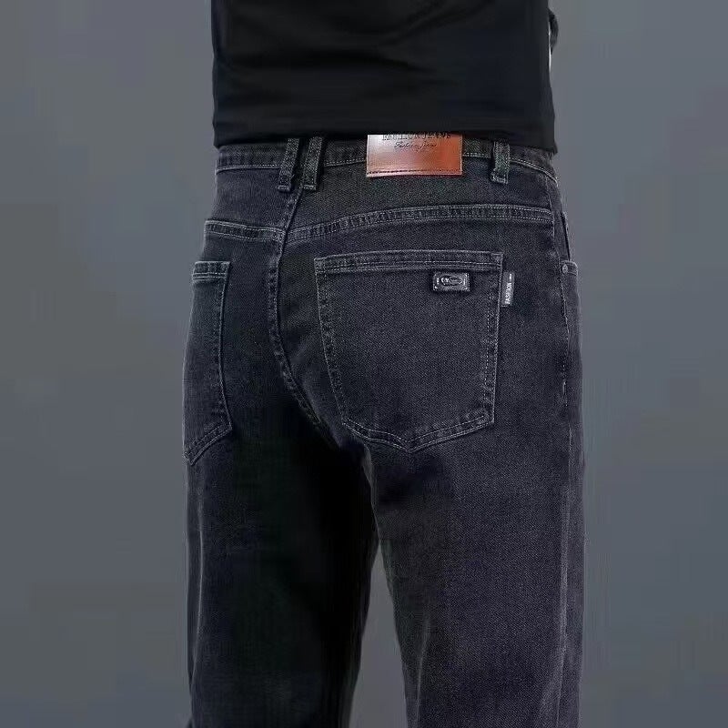 Unisex Classic Denim Jeans Loose Fit Daily Outdoor Wear - Image 4