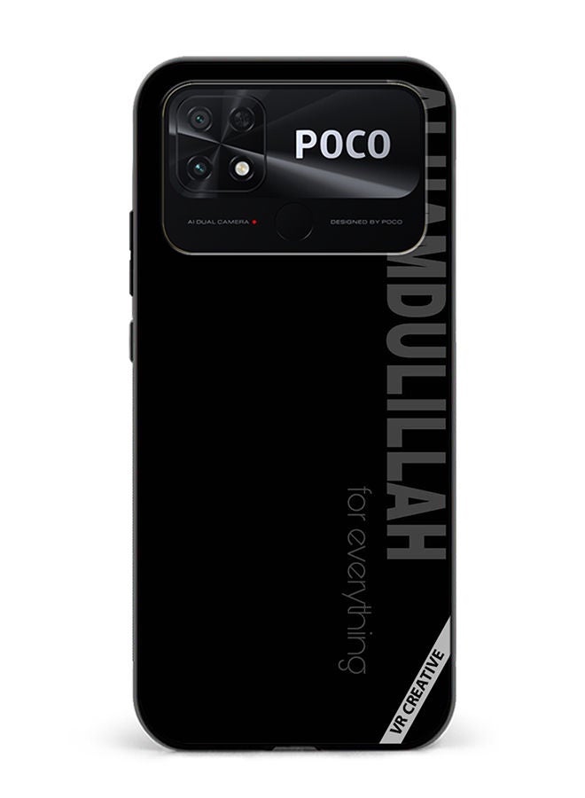 VR CREATIVE Protective Case Cover For Xiaomi Poco C40 Alhamdulillah For Everything Design Multicolour - Image 1