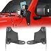Hooke Road Dual APillar Light Mounting Brackets Compatible with 20182026 Jeep JL WranglerGladiator JT Pair Does not fit Gladiator Mojave Model - Image 2