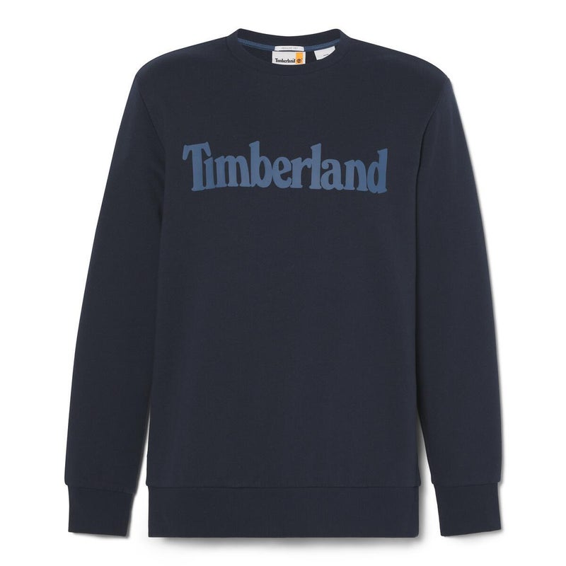 Timberland Northwood Wordmark Logo Brushback Crew Neck - Image 3