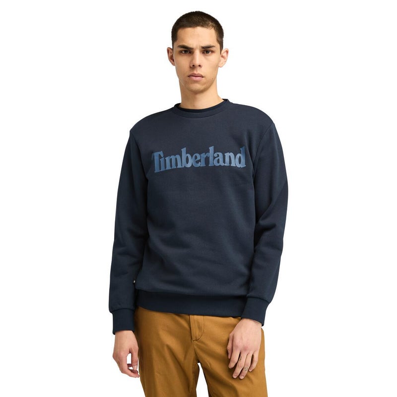 Timberland Northwood Wordmark Logo Brushback Crew Neck - Image 1