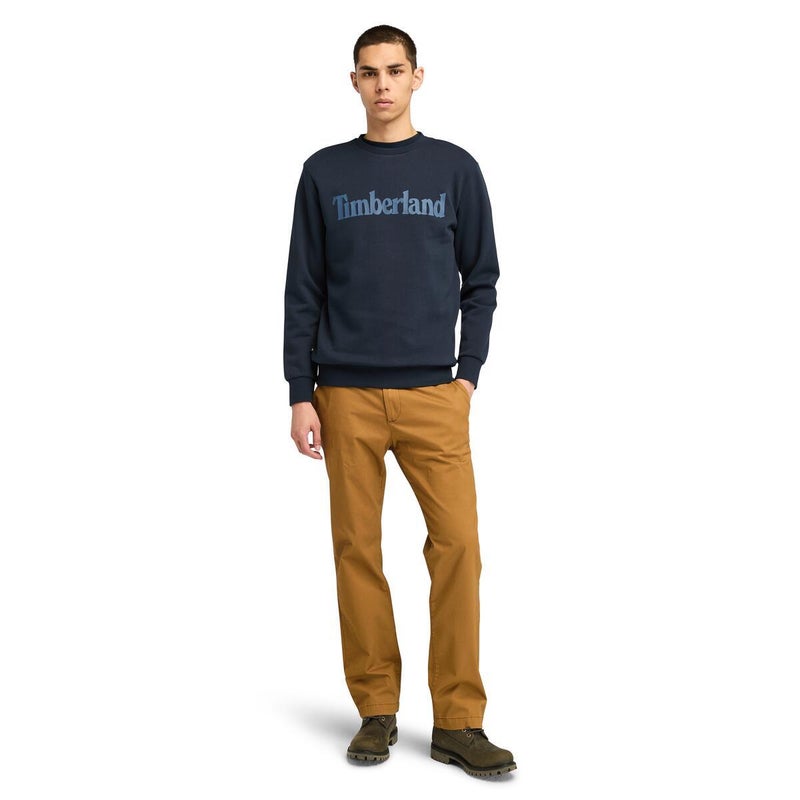 Timberland Northwood Wordmark Logo Brushback Crew Neck - Image 2