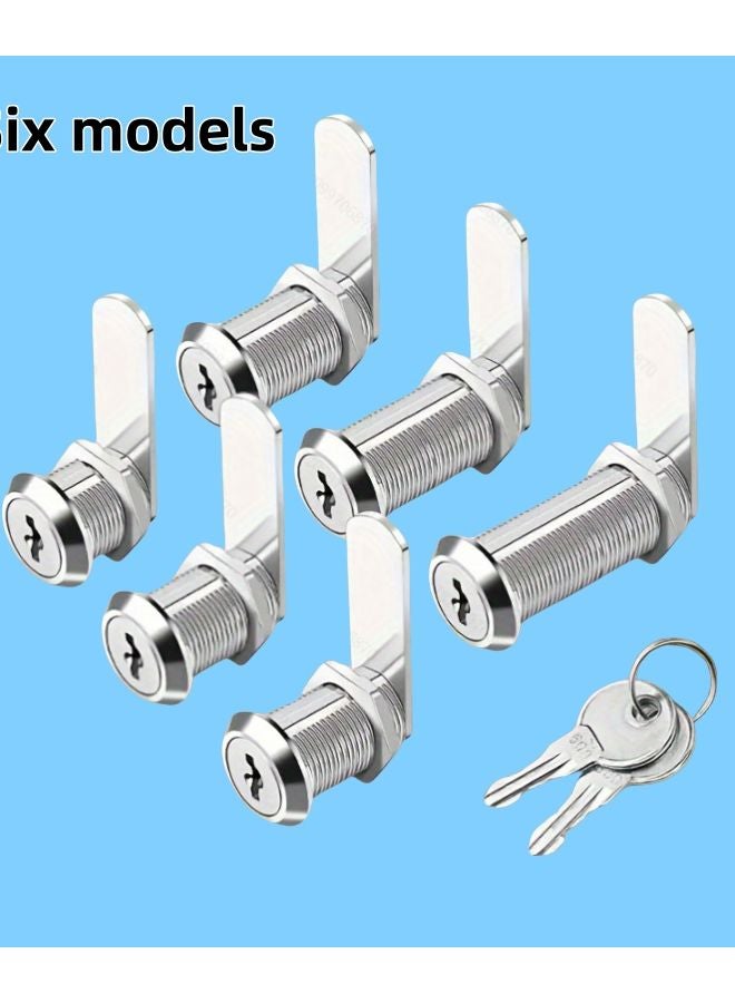 35mm Heavy Duty Zinc Alloy Mailbox Lock Set 2 Keys No Drill Installation - Image 2