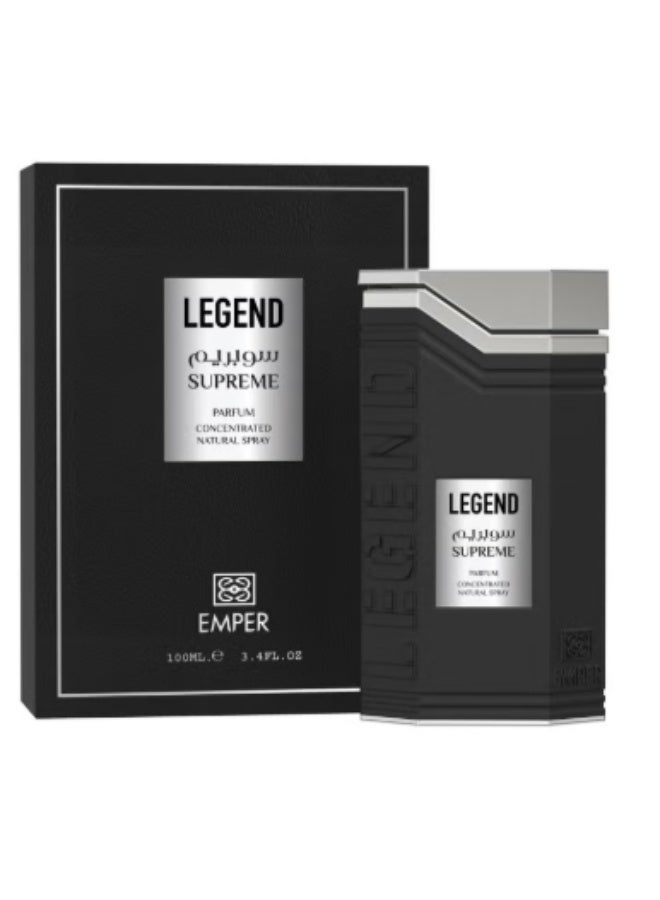 امبر عطر ليجند سوبريم للرجال، ماء عطر 100 مل - عطر رجالي يدوم طويلاً - Image 1