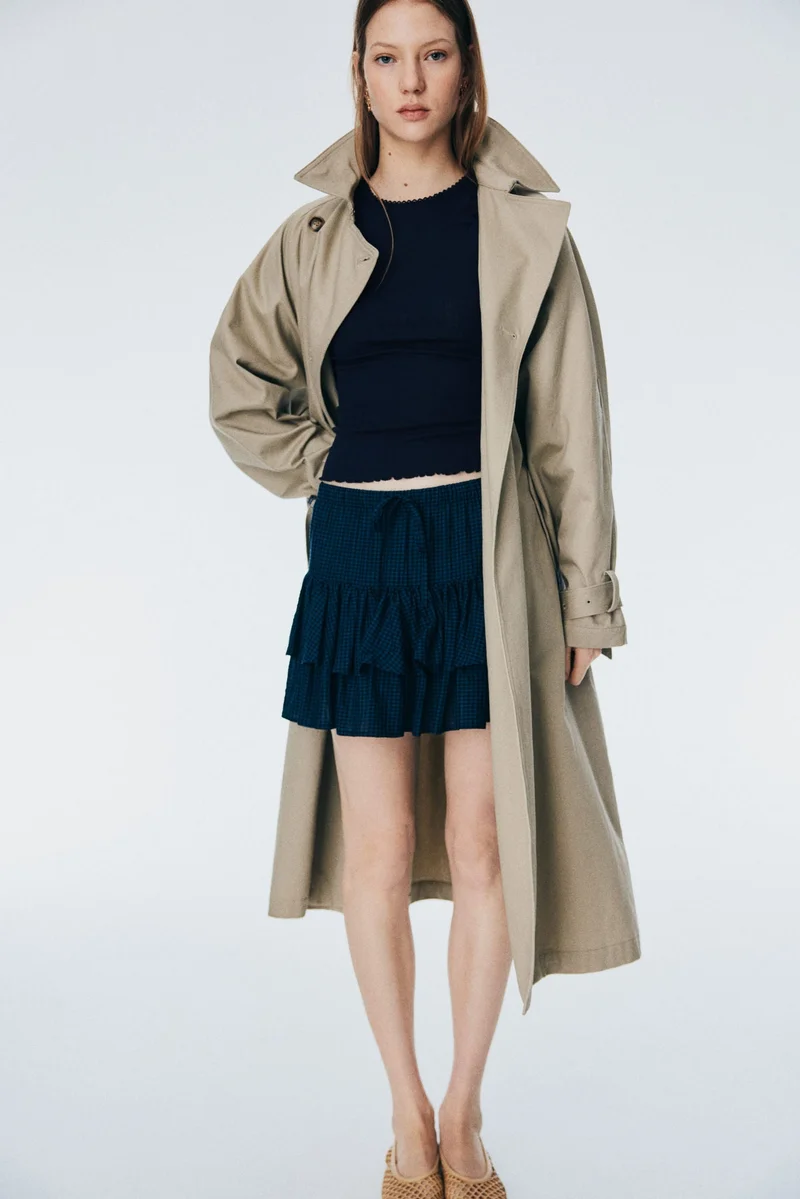 H&M Pointelle jersey top